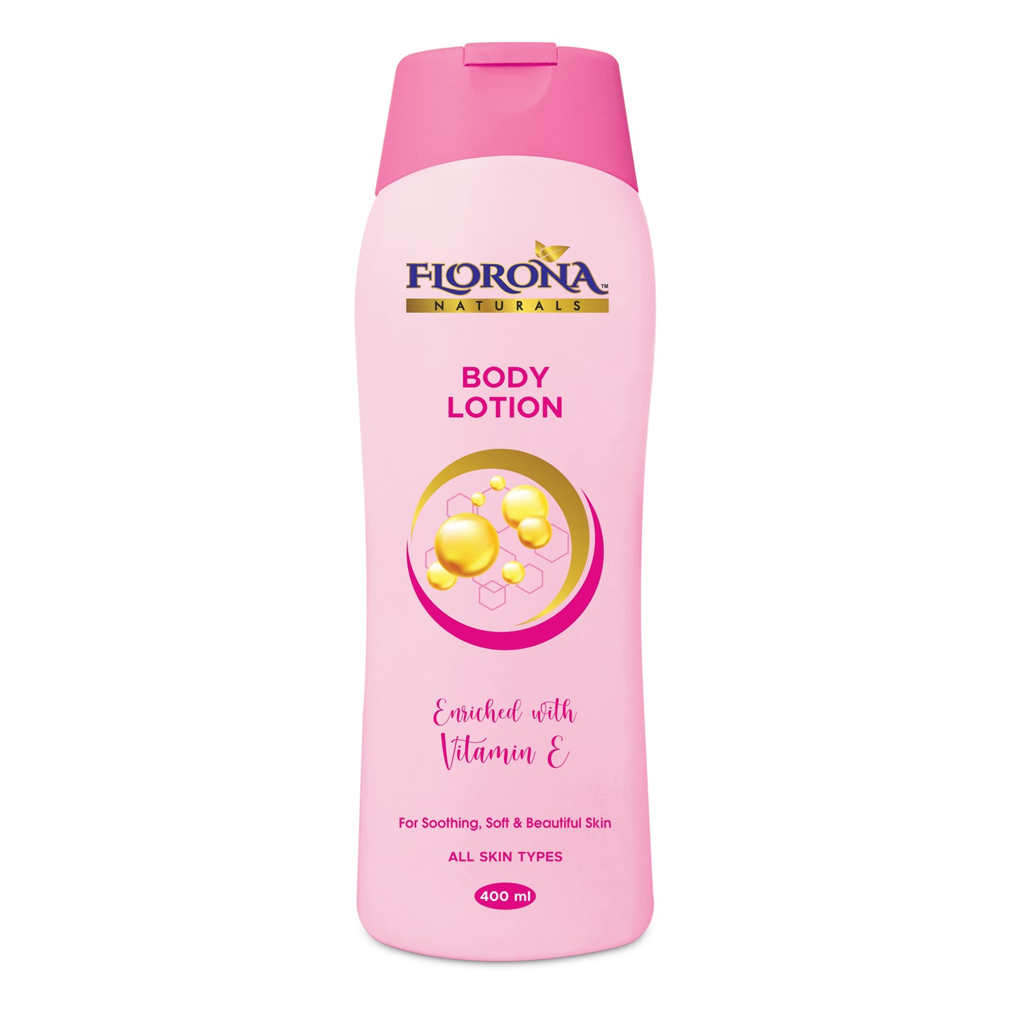 Florona Naturals Body Lotion Enriched with Vitamin E 400ml