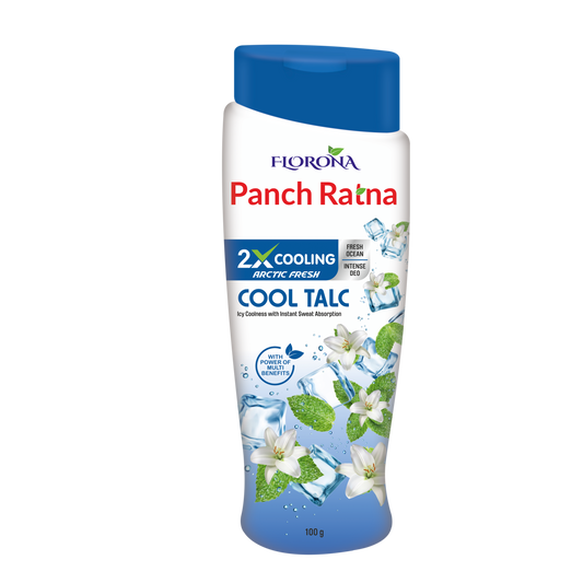 Florona Panch Ratna Cool Talc Arctic Fresh 100gm