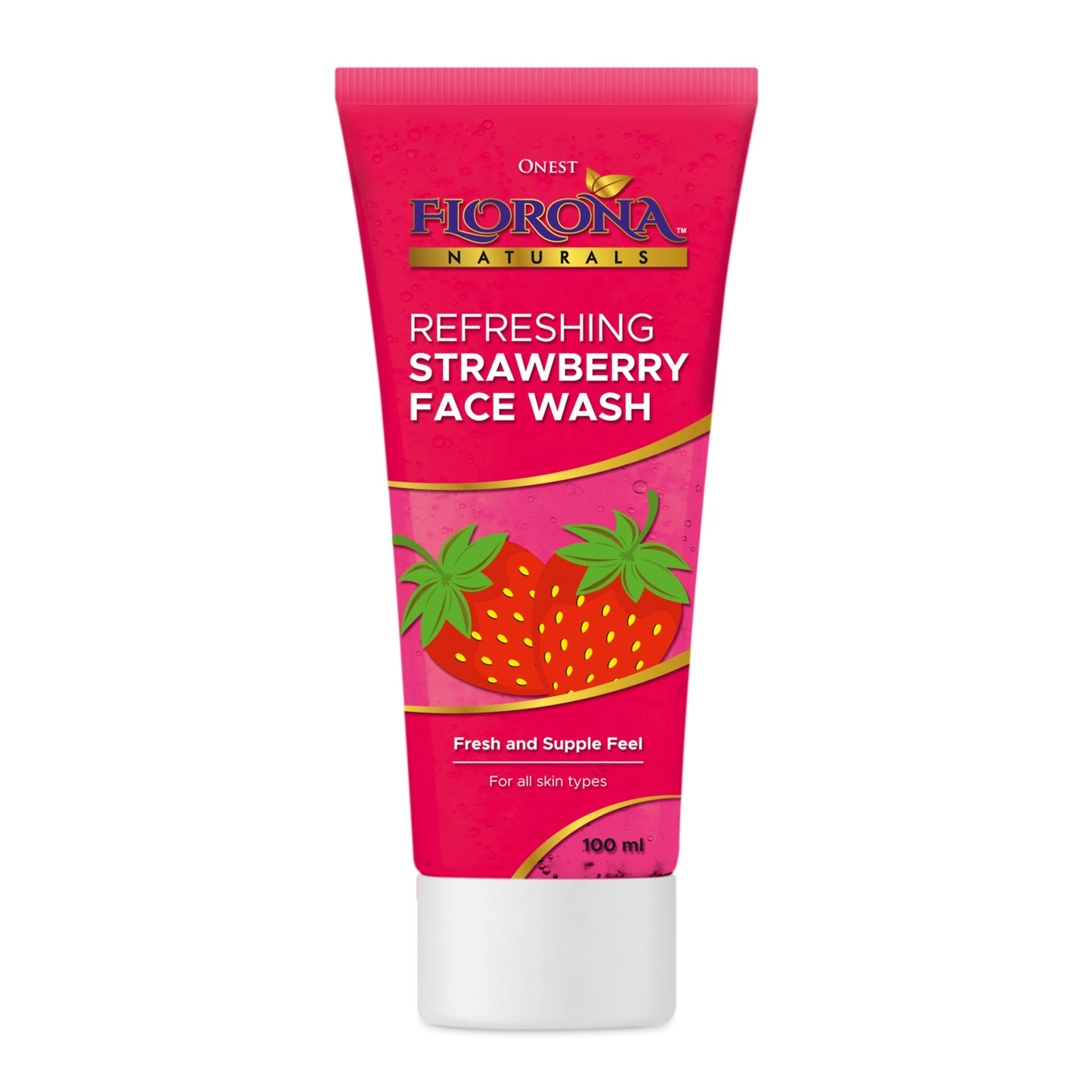Florona Naturals Purifying Strawberry Face Wash 100ml