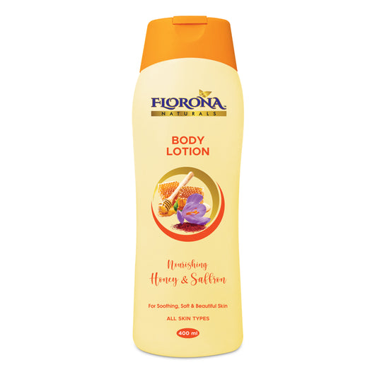 Florona Naturals Body Lotion Nourishing Honey & Saffron 400ml
