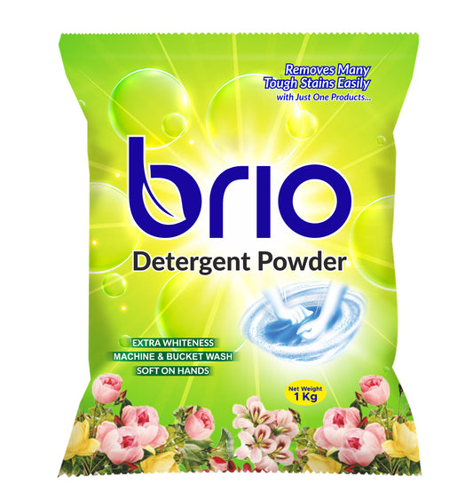 Brio Detergent Powder 1Kg