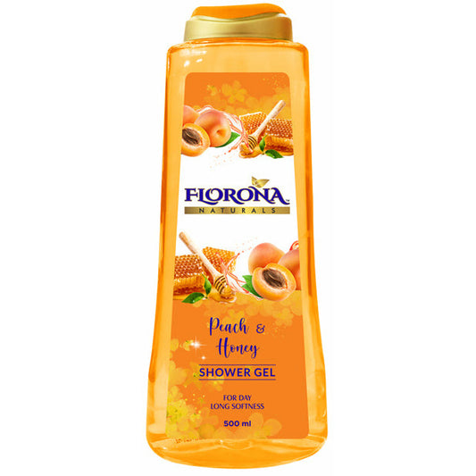 Florona Naturals Peach & Honey Shower Gel 500ml