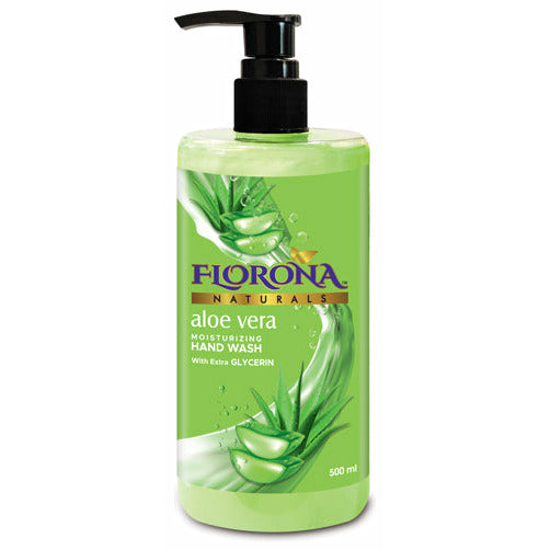 Florona Naturals Aloe vera Moisturizing Hand Wash With Extra Glycerine 500ml